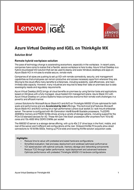 Lenovo Endpoint Device